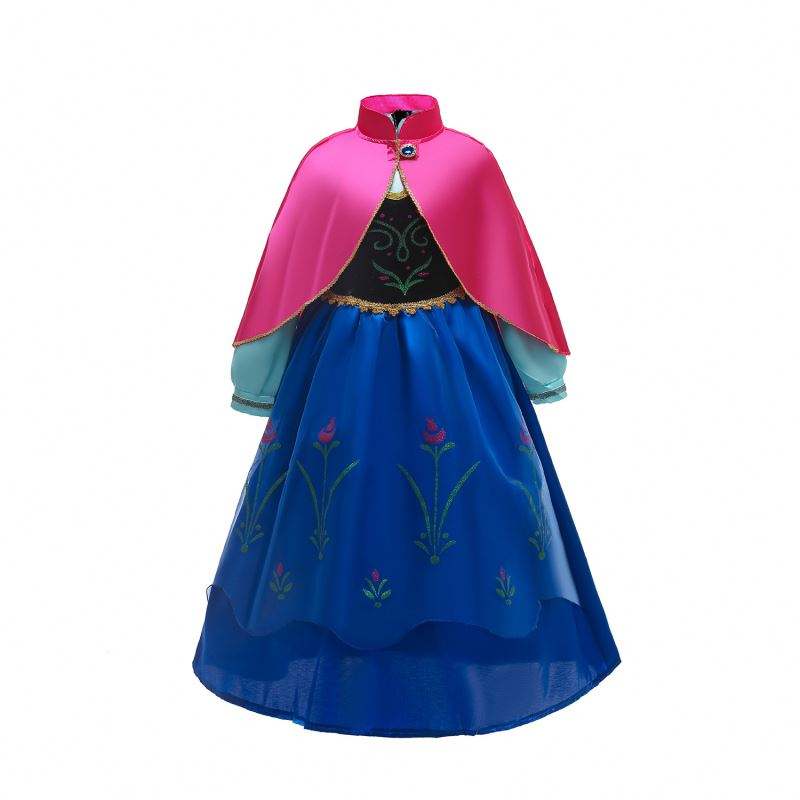 Baige Anna Elsa Cosplay Dress Fairy Tale Halloween váy công chúa Anna Trang phục biểu diễn bữa tiệc