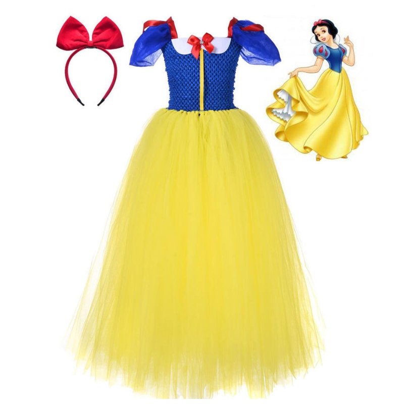 Váy công chúa mùa hè cho các cô gái snow bear cosplay trang phục puff tay áo trẻ em ăn mặc cho trẻ em sinhnhật áo choàng ưa thích
