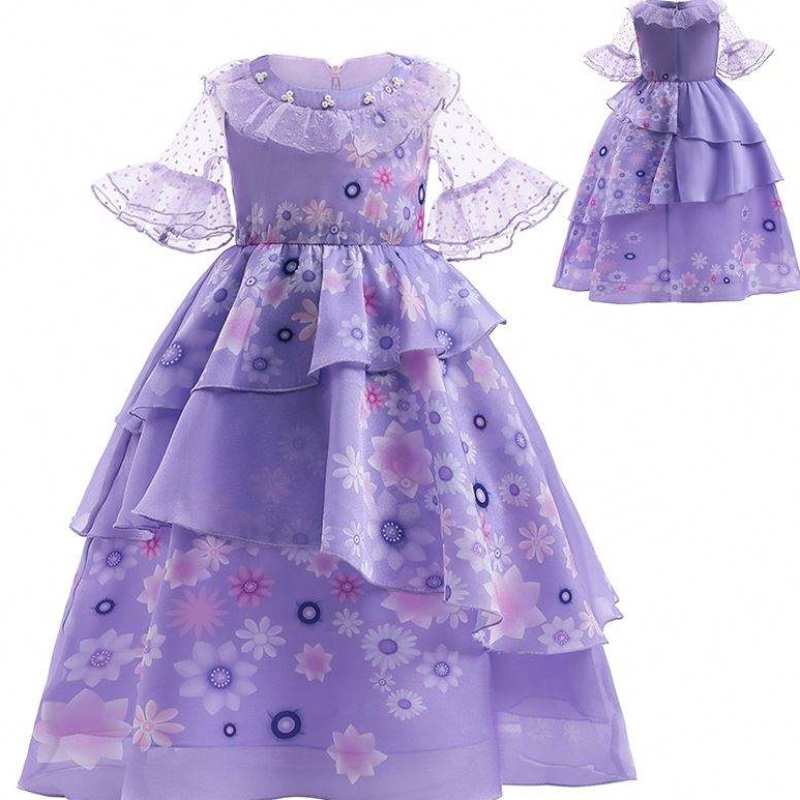 Baige Cosplay Isabella Anime Anime Encanto Dress Carnival Party Princess Trang phục cho các cô gái