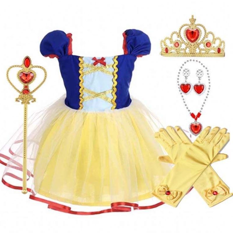 2022 Baby Little Chim bé gái Công chúa Bạch Tuyết Halloween Trang phụcnữ sinh HCSW-003