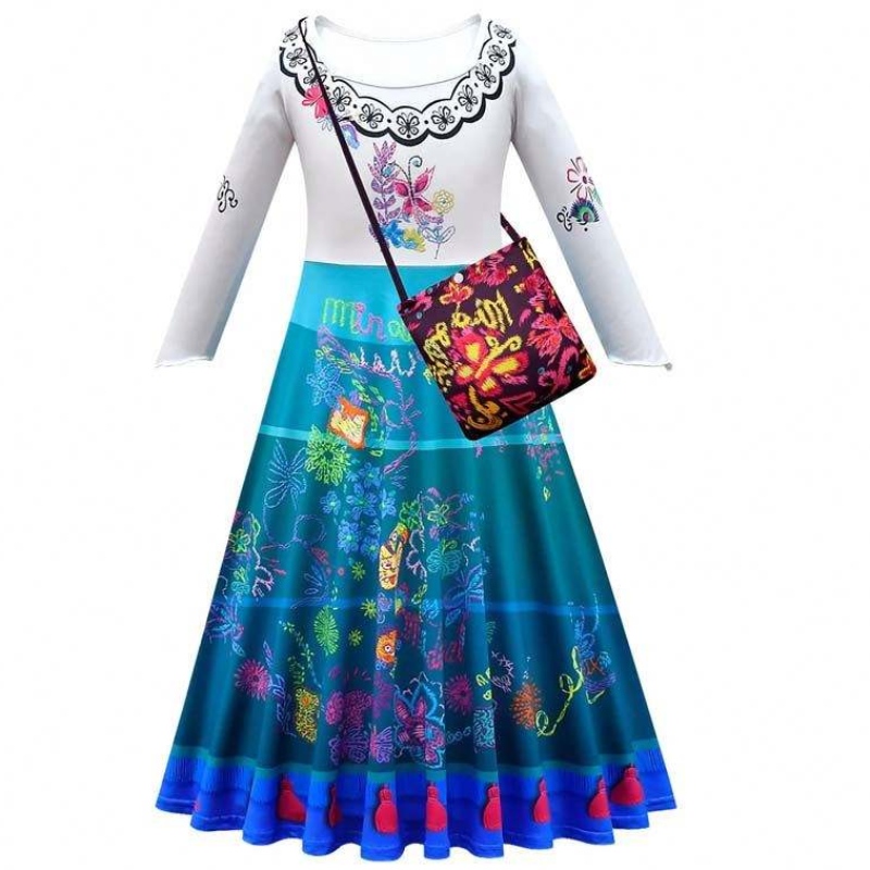 Sản phẩm xu hướng 2022 90-160cm Trang phục công chúa Halloween Isabela Madrigal Encanto Mirabel Cosplay HCIS-012