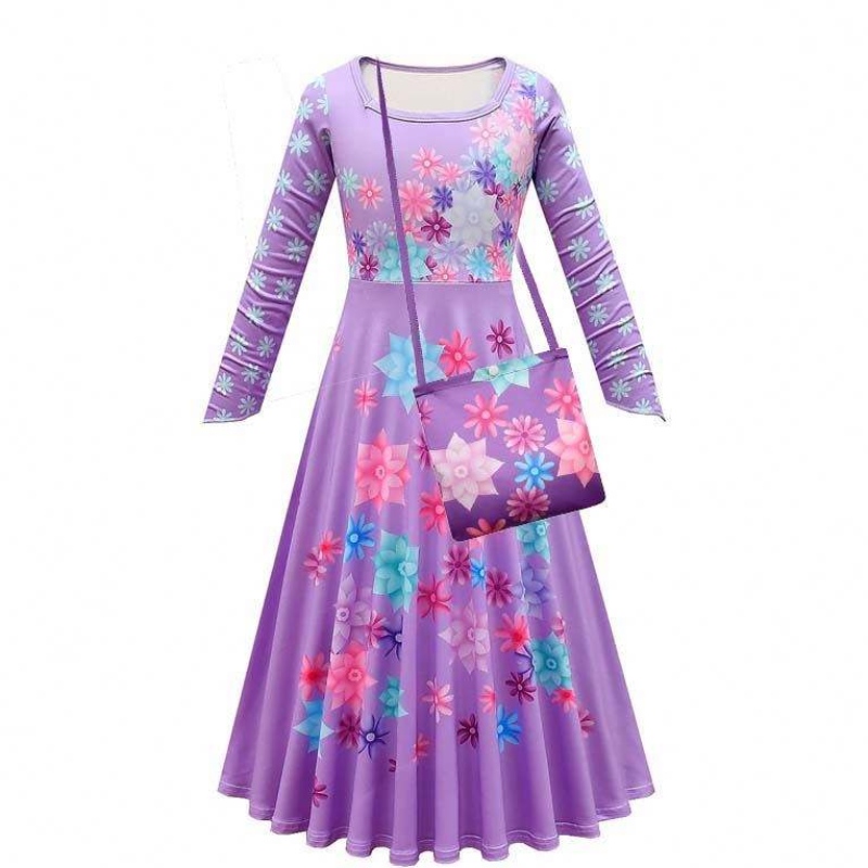 Sản phẩm xu hướng 2022 90-160cm Trang phục công chúa Halloween Isabela Madrigal Encanto Mirabel Cosplay HCIS-012