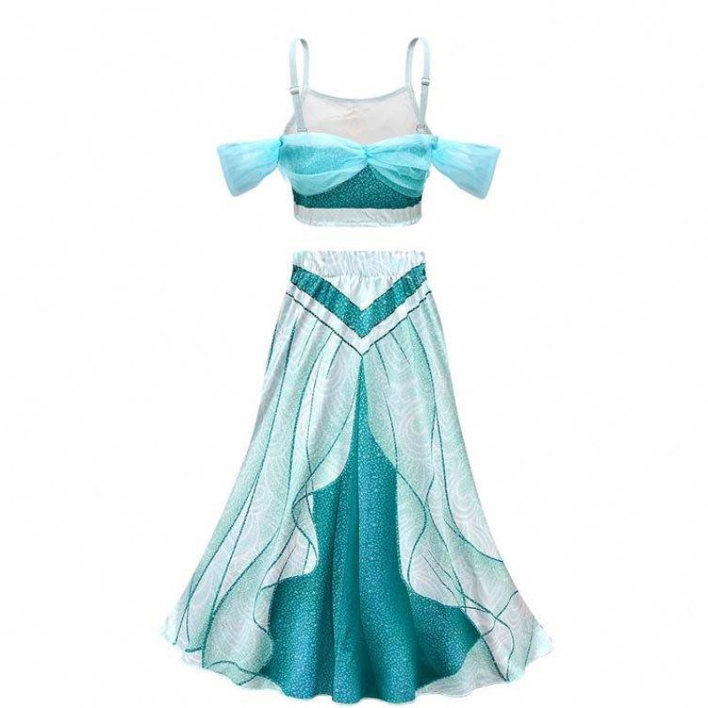 Novedadess 2022 Halloween Cosplay Công chúa Ả Rập Aladdin và Jasmine Trang phục với Trang sức Headband HCAL-005