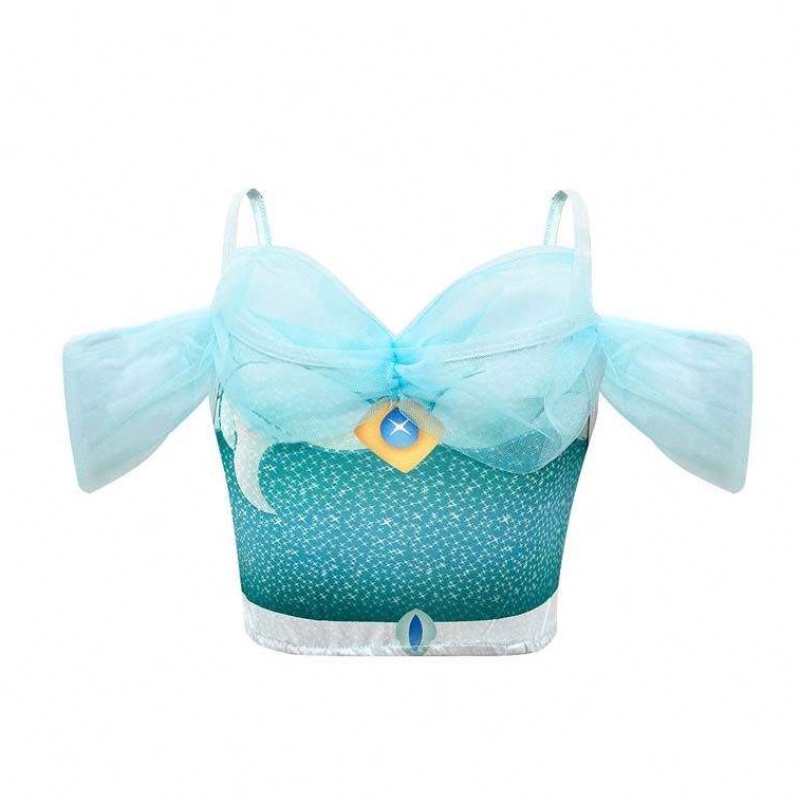 Novedadess 2022 Halloween Cosplay Công chúa Ả Rập Aladdin và Jasmine Trang phục với Trang sức Headband HCAL-005