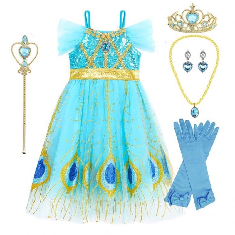 2022 MỚI MỚI Trang phục Halloween Mùa hè cho trẻ mới biết đi Trang phục công chúa Ả Rập HCAL-006