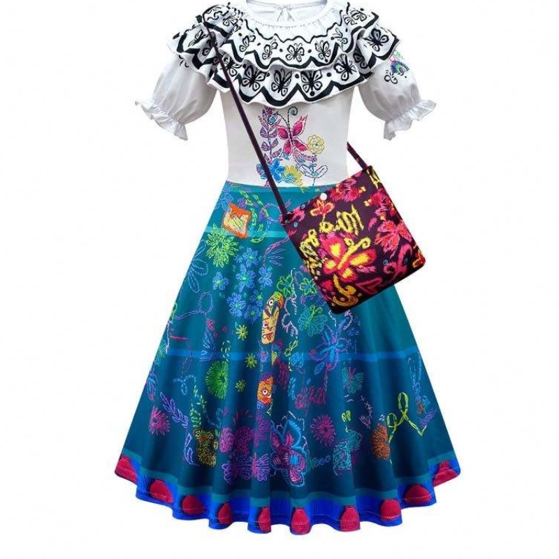 Trang phục cosplay Halloween Phụnữ Váy công chúa dành chongười lớn Mirabel Isabella Encanto Trang phục dành chongười lớn HCIS-017