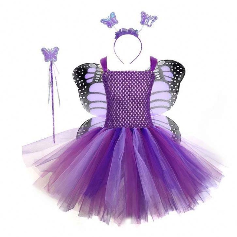 Giáng sinh cho trẻ em sinhnhật cô gái gradient lưới Tutu Butterfly Fairy Trang phục trẻ em HCMU-013