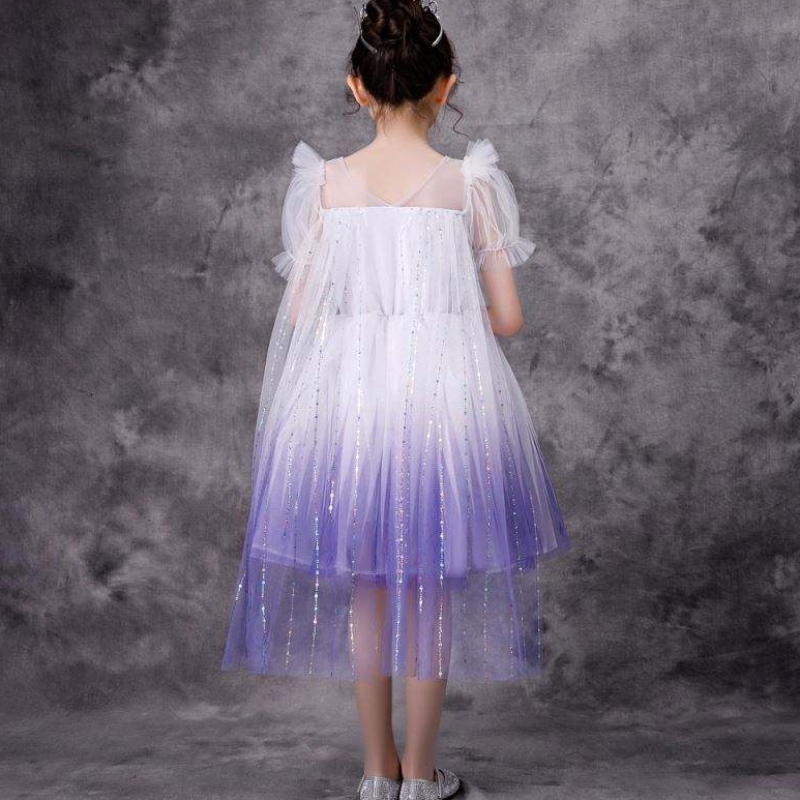 Cô gái mới Elsa 2 Aisha White Dress Kids Princess Girls Halloween Princess Dress