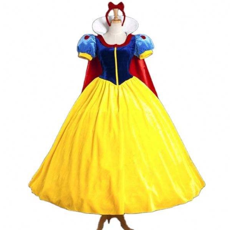 Phụnữ bán buôn dành chongười lớn hoạt hình Halloween Công chúa Snow White Trang phục bán công chúa tuyết trắng với sựnhộnnhịp