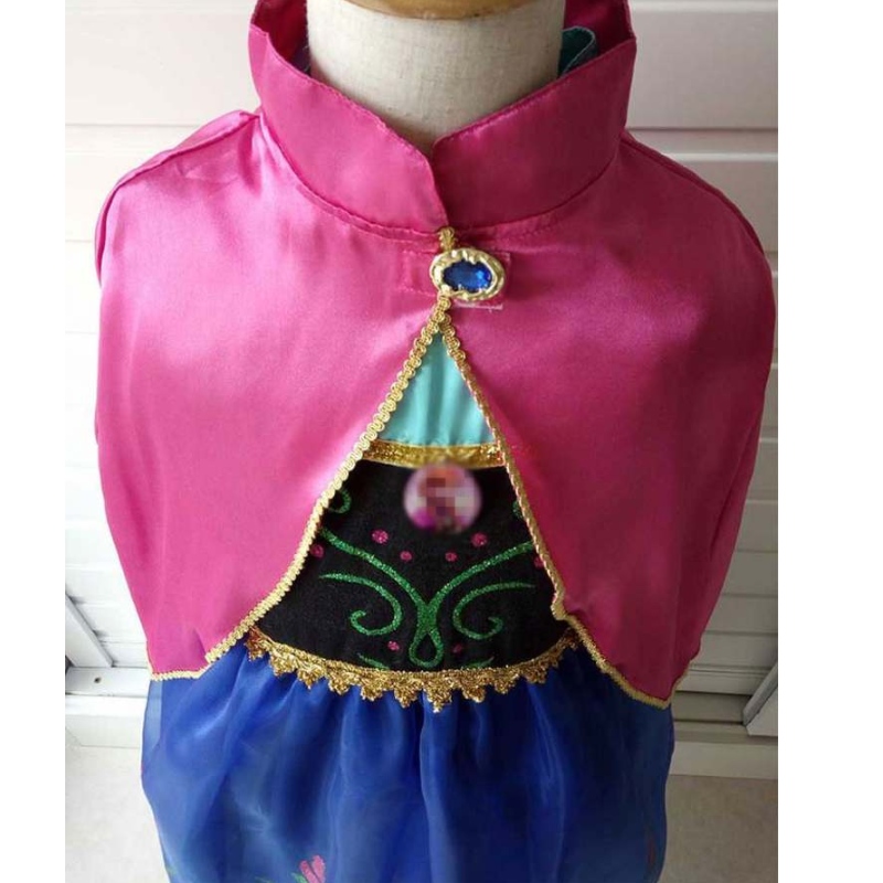 Girls Elsa Anna Dress Phim hoạt hình cosplay Nữ hoàng Snow Princess váy Elsa trẻ em quần áo quần áo cho bé gái