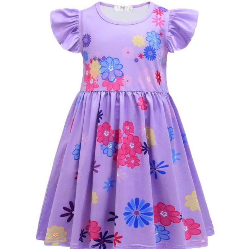 Girls Encanto Charm Dress Encantongụy trang lễ hội mùa hè Trẻ em Virgin Midi Mirabel Isabela Birthday Party Dress U