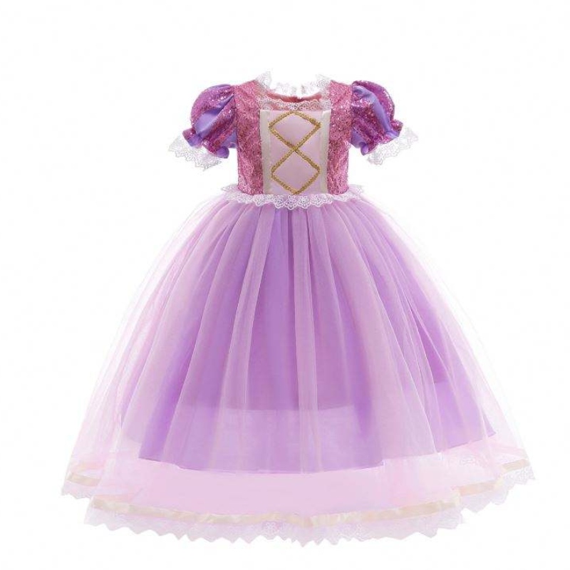 Váy công chúa váy trắng cô gái trang phục rapunzel