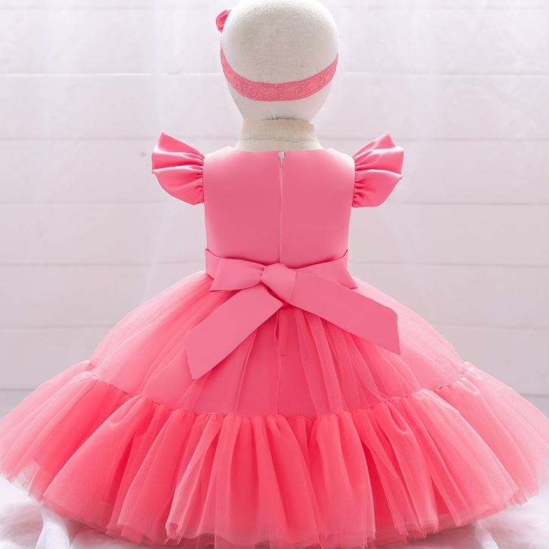 Váy sinhnhật của Baige lưới Satin Công chúa