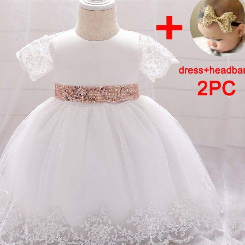 Baige Wholesale Children Dress Váy cô gái dễ thương Trang phục Dòng vàng trẻ em Váy L1926XZ