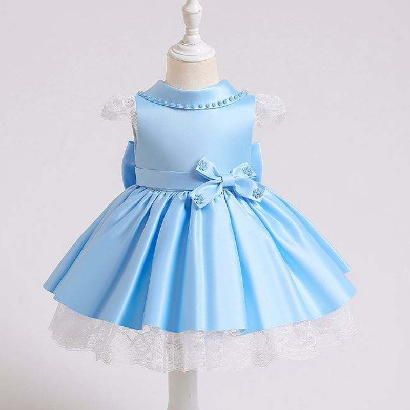 Baige Bánh trẻ sơ sinh ăn mặc quần áo trẻ em Váy trẻ em đầu tiên rửa tội sequin tutu quần áo XZ003