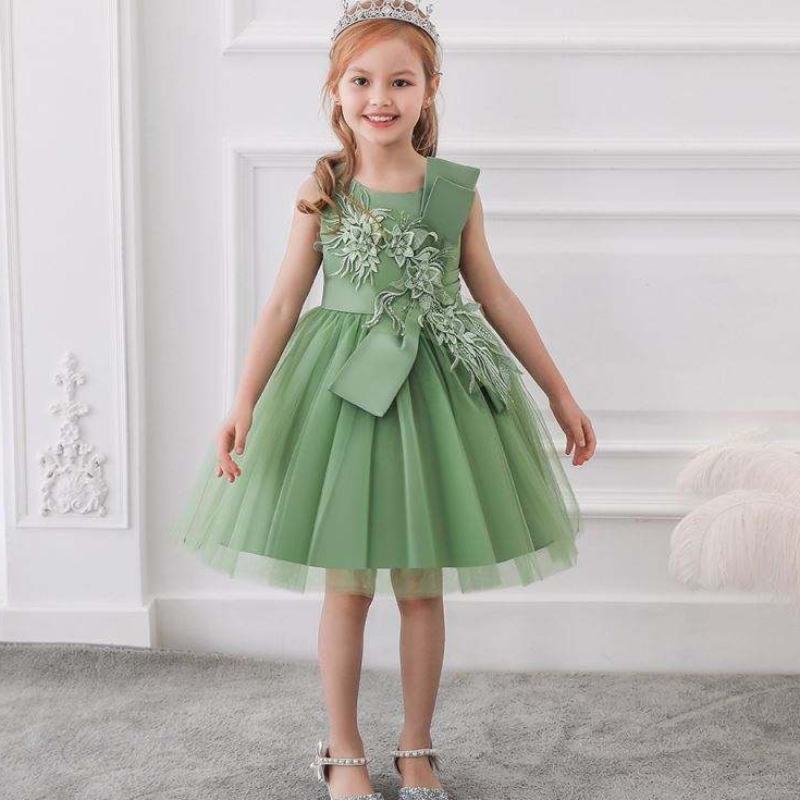 Váy tiệc cưới mới mặc quần áo thời trang sinhnhật puffy sinhnhật dễ thương quần áo Giáng sinh độc đáo frock l5082