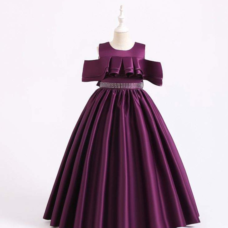 Baige Boutique New Girl Party Dresses Off-Shoulder Long Party Party Ball áo 2058