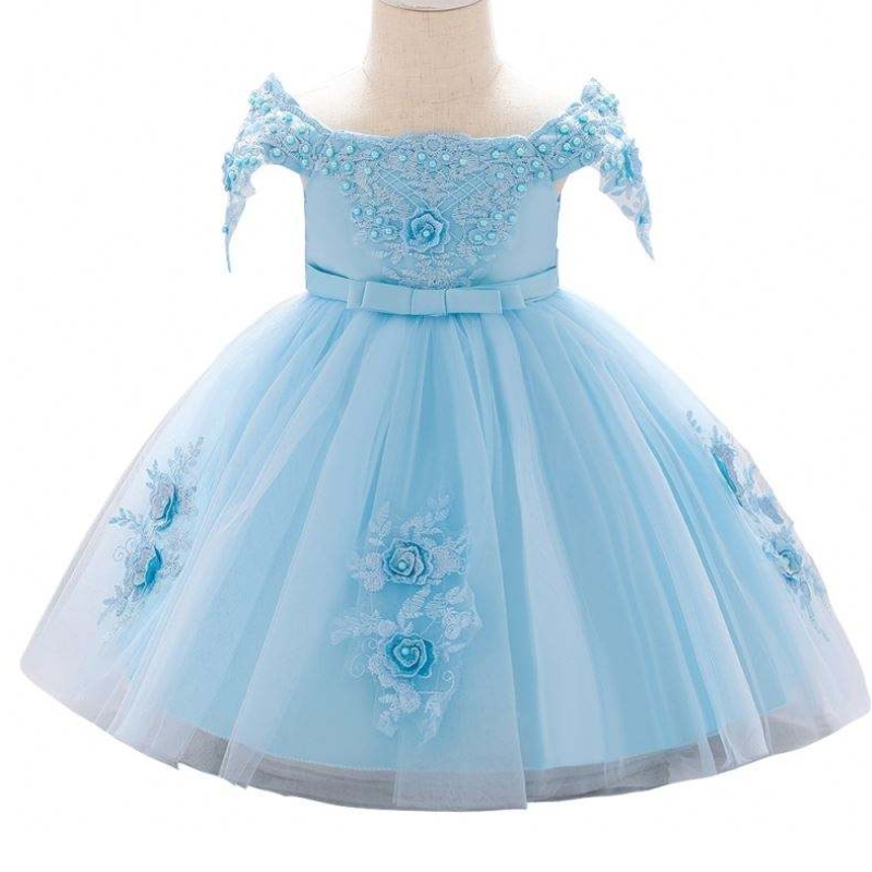 Chất lượng cao trẻ em frock Princess Trang phục trẻ em Thiết kế trang phục Embriodary L5057XZ