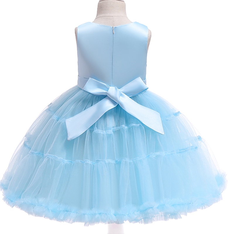 Ansoo Unicorn Rainbow Bé gái váy sinhnhật Cotton Girl Party Purple Wedding Váy cho 1-6 Y Girls Tutu