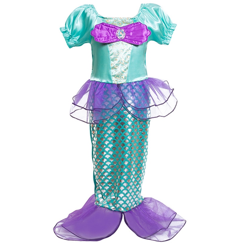 Cô gáinhỏnàng tiên cá công chúa trang phục ưa thích trang phục trẻ em váy mùa hè trẻ em Halloween sinhnhật trang phục trang phục