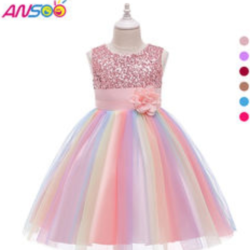 Ansoo Amazon sang trọng không tay xinh đẹp công chúa trẻ em Ball Ball Children