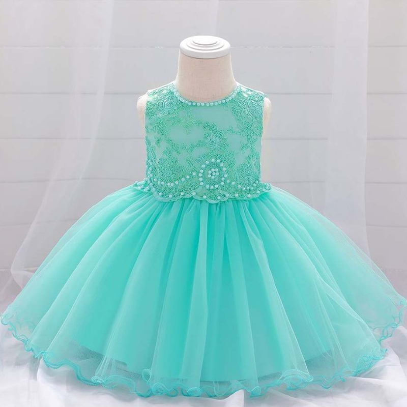 2021 Chất lượng cao bé gái Ball Ball Váy sơ sinh Váy công chúa Váy lưới L1933XZ