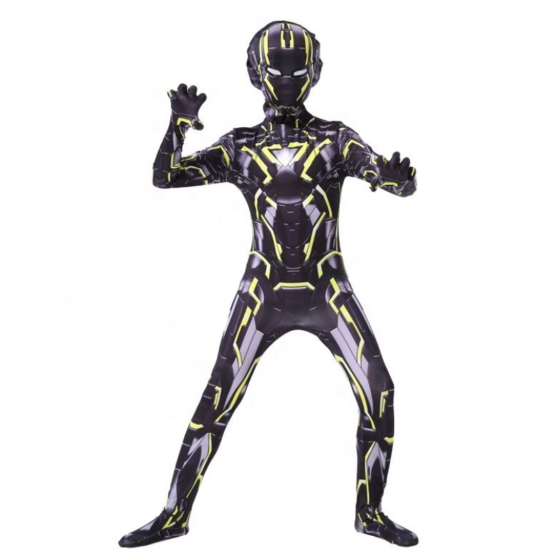Thiết kế mới mát mẻ dành cho trẻ em cha mẹ trang phục Halloween cosplay 3D in cơ sở sắt cho trẻ em đàn ông