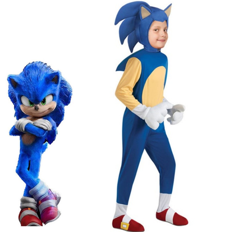 Halloween Deluxe Sonic Bộ trang phụcnhím Sonic Generations Cosplay Bodysuit