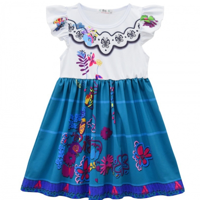 Mirabel cosplay trang phục trẻ em trẻ em thích trang phục công chúa Halloween trang phục encanto madrigal váy