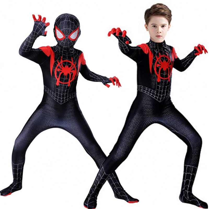 TV&phim cosplay trang phục Zentai Spiderman Superhero Bodysuit Spandex phù hợp cho trẻ em được làm tùy chỉnh