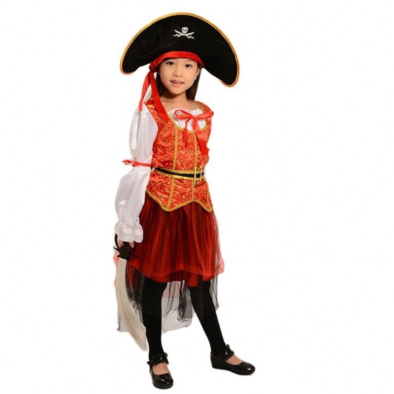 2022 Girl Kid Game Chơi Trang phục Set Cướp biển trang phục Caribbean HCVM-006