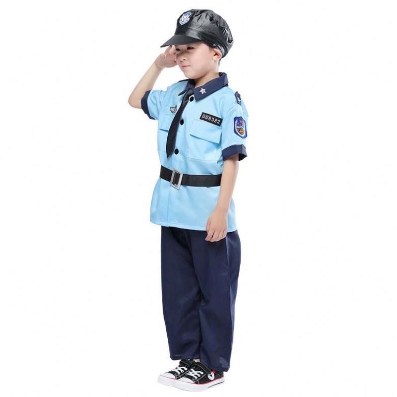 Halloween Dress Up Policeman Pray Play Đặt trang phục cảnh sát trẻ em cho các chàng trai HCBC-005