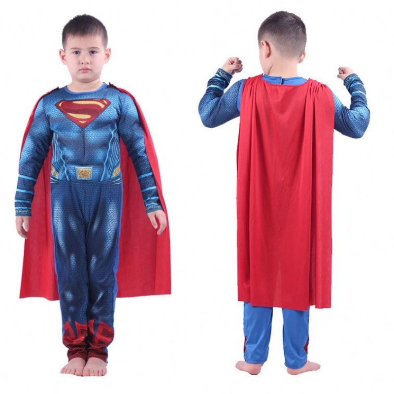 Halloween Cosplay Party Fancy Dress Kids Super Hero Siêu anh hùng Cơ bắp Trẻ em Siêu Người đàn ông Quần áo