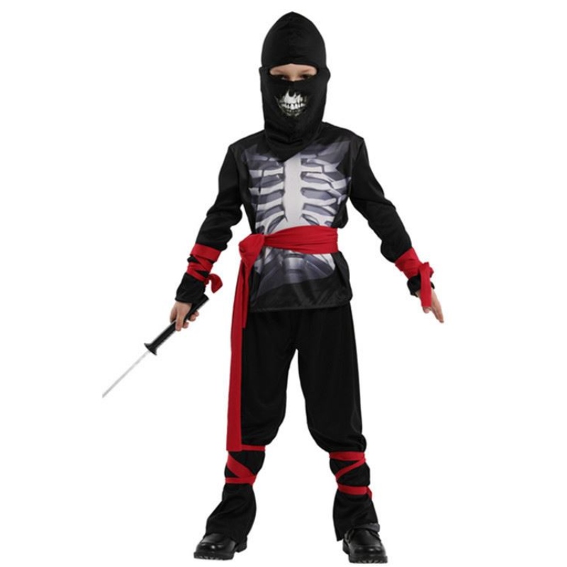 Trang phục dành cho trẻ em Halloween Trang phục Trang phục Carnival Cosplay Skeleton Ninja Trang phục