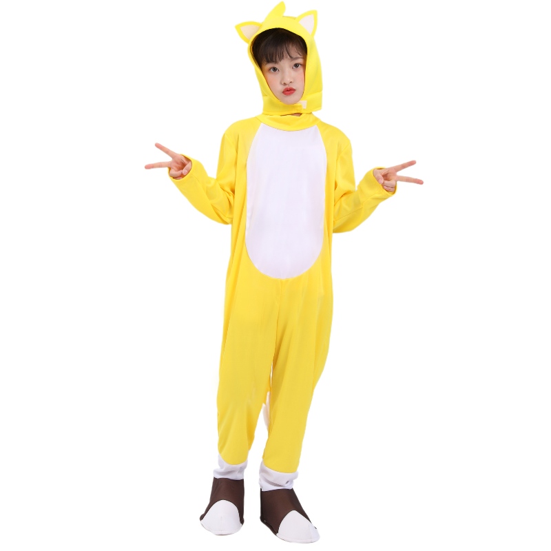 Bán buôn Halloween Yellow Fox Tarrs Supersonic Boy Trang phụcnhím Sonic Bộ trang phục cosplay cho trẻ em