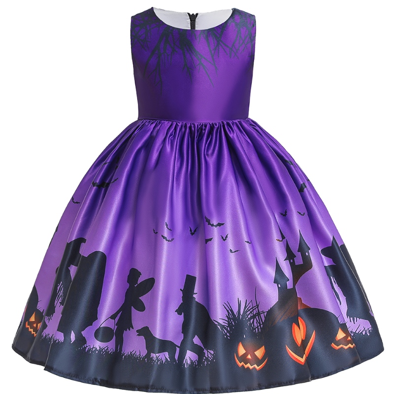 Quần áo trẻ em in váy công chúa Halloween cho Halloween